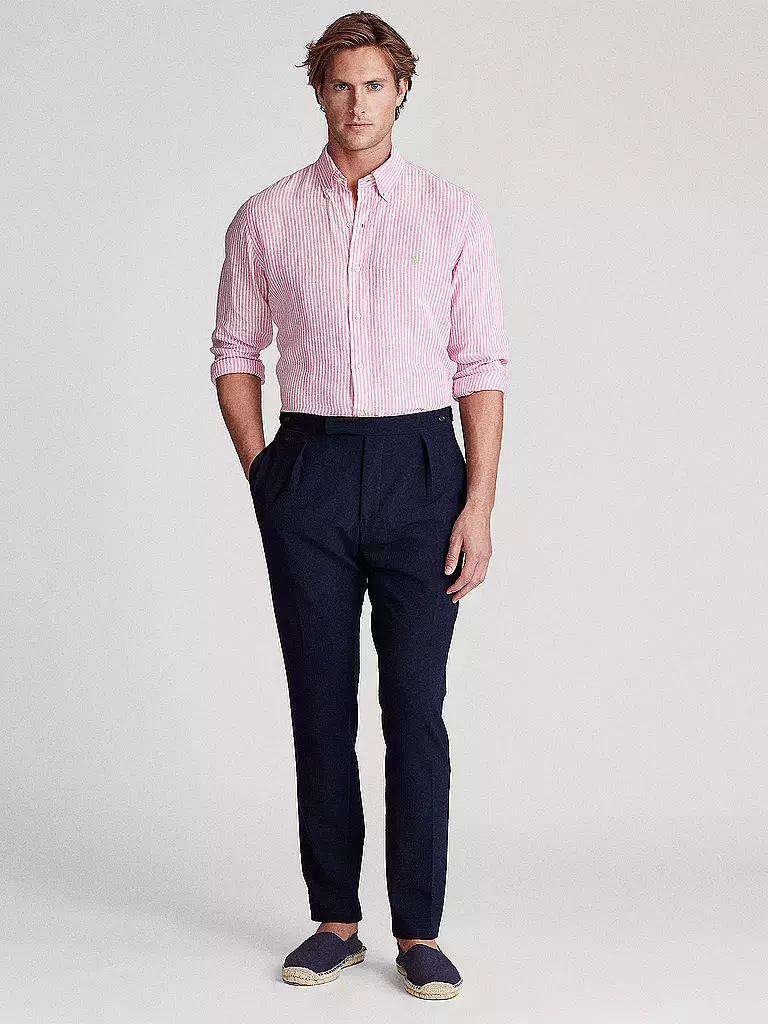 POLO RALPH LAUREN Leinenhemd rosa