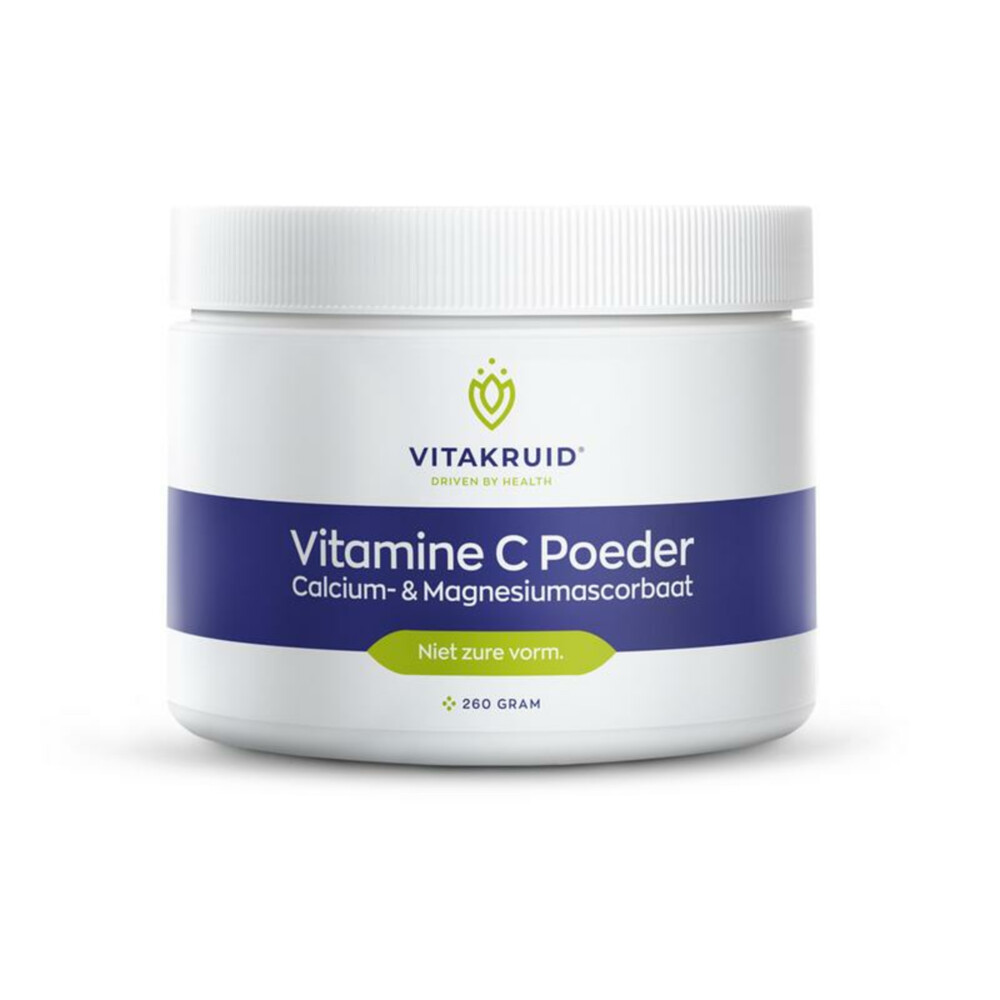 Vitakruid Vitamine C Poeder Calcium- & Magnesiumascorbaat260 gr