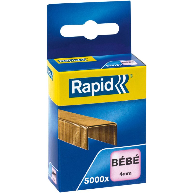 Agrafe Rapid bébé 8/4 cuivrée - Boîte de 5000