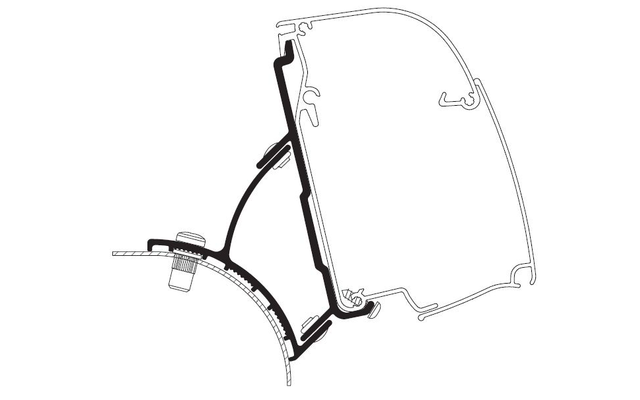 Thule Adapter T 4200 VW T5/T6 Minivan