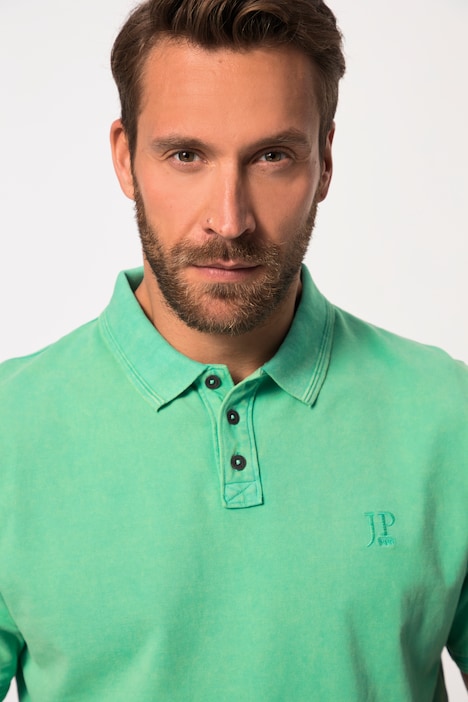 Poloshirt, Halbarm, Piqué, Vintage Look, bis 8 XL