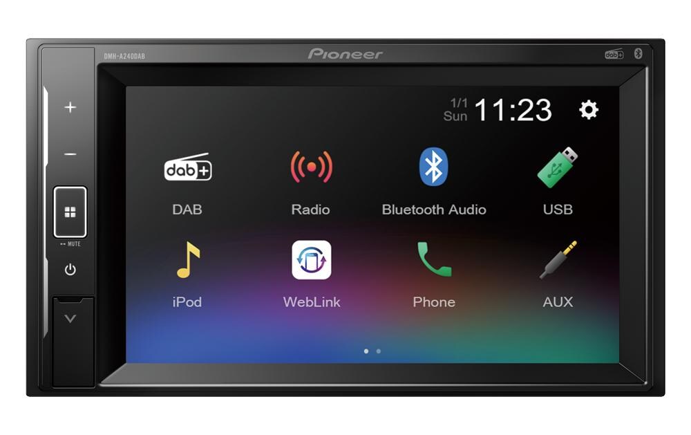 Mediareceiver DMH-A240DAB 2 DIN<br>2-DIN-Autoradio 6.2