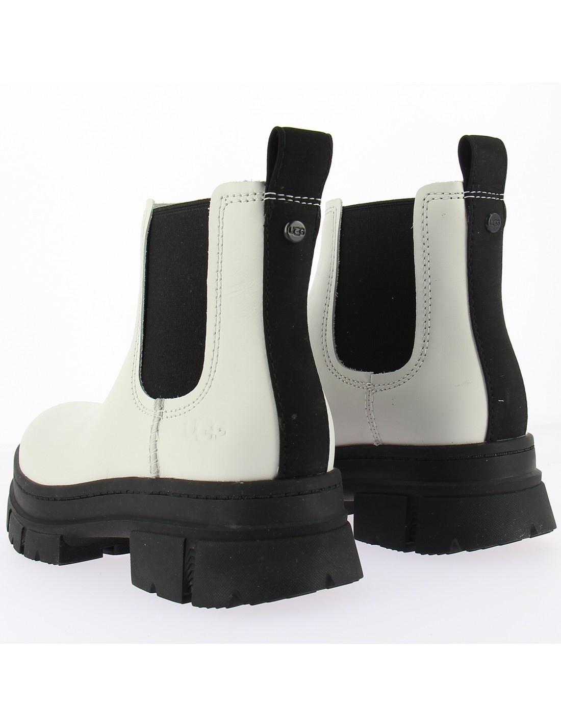 ugg chelsea boots femme ashton chelsea cuir blanc