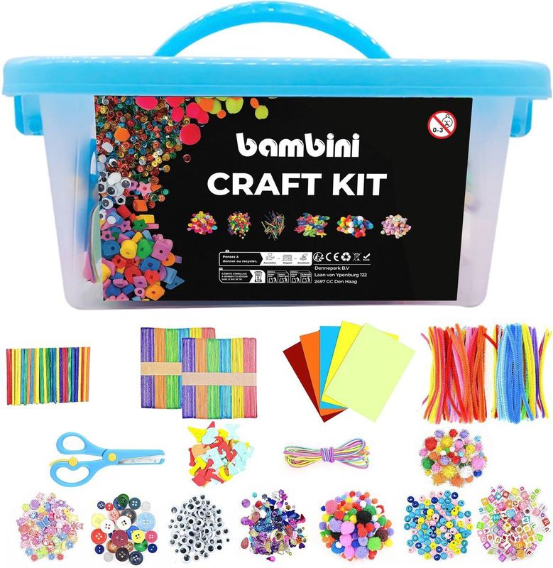 Bambini - Knutseldoos - Creatief Knutselpakket - 2000-Delig