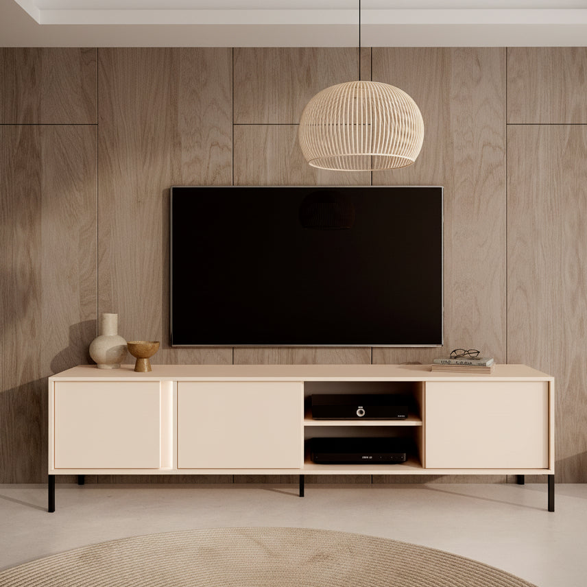 Desert - TV-Meubel met 3 deuren - Beige - 203 cm
