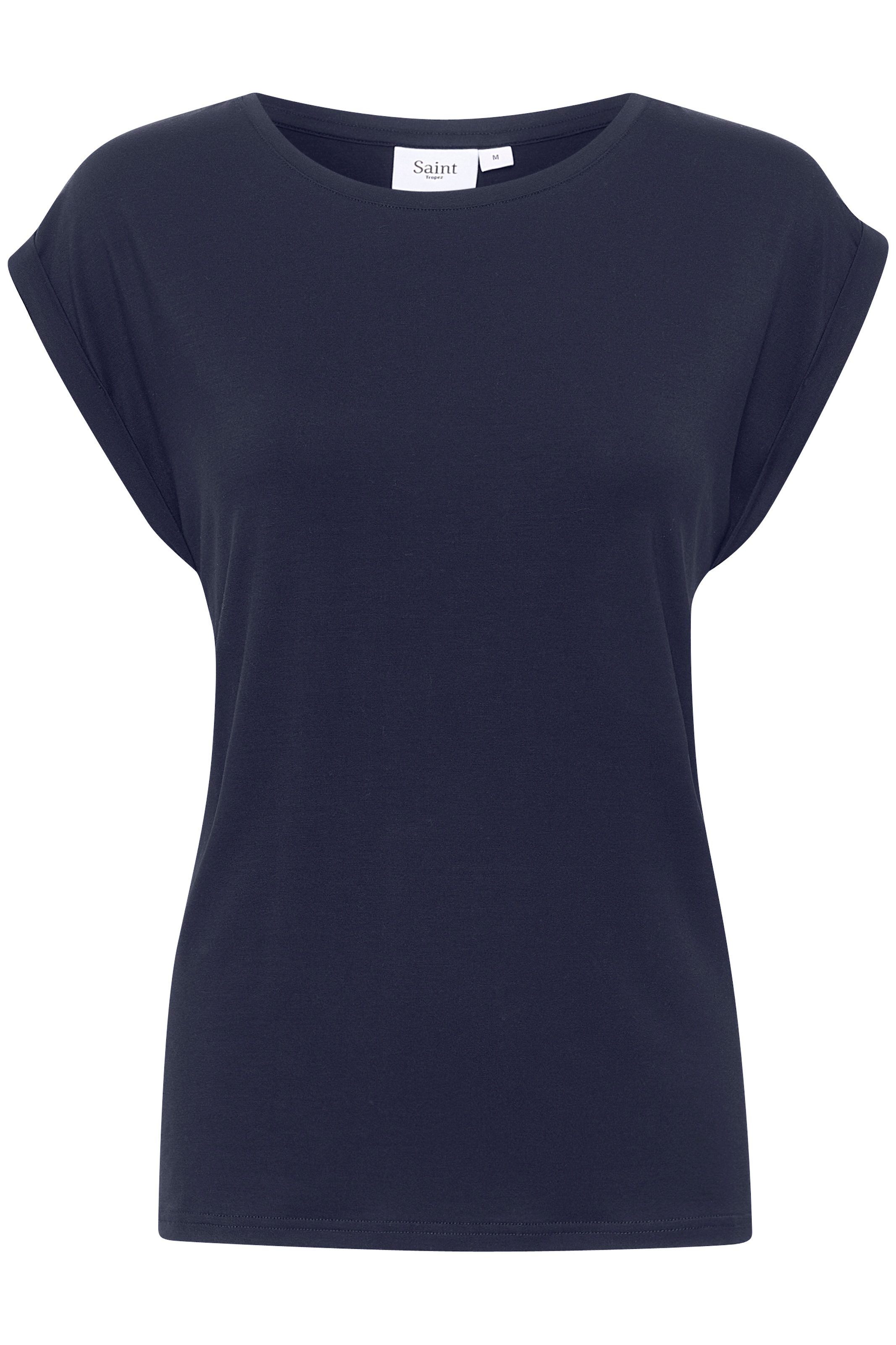 Saint Tropez Rundhalsshirt , Basic in edler LYOCELL Qualität
