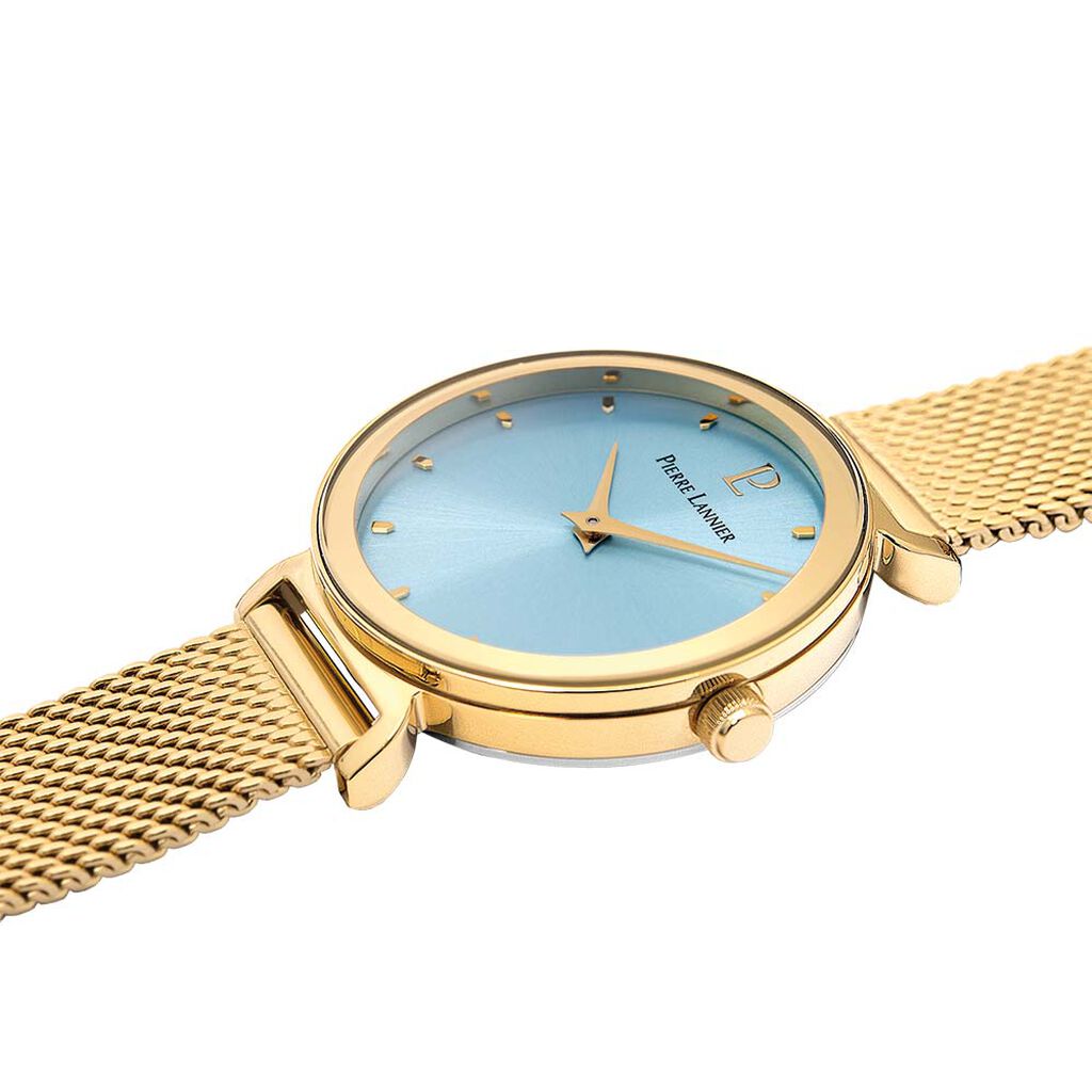 Montre Pierre Lannier Ligne Pure Bleu