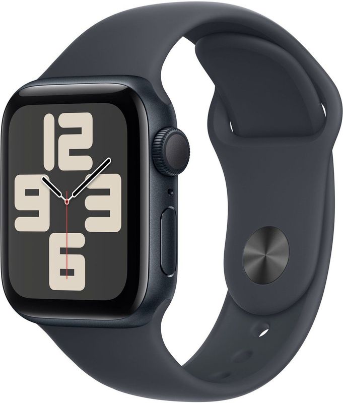 Apple Watch SE 2024 40mm Midnight Aluminium Case with Midnight Sport Band