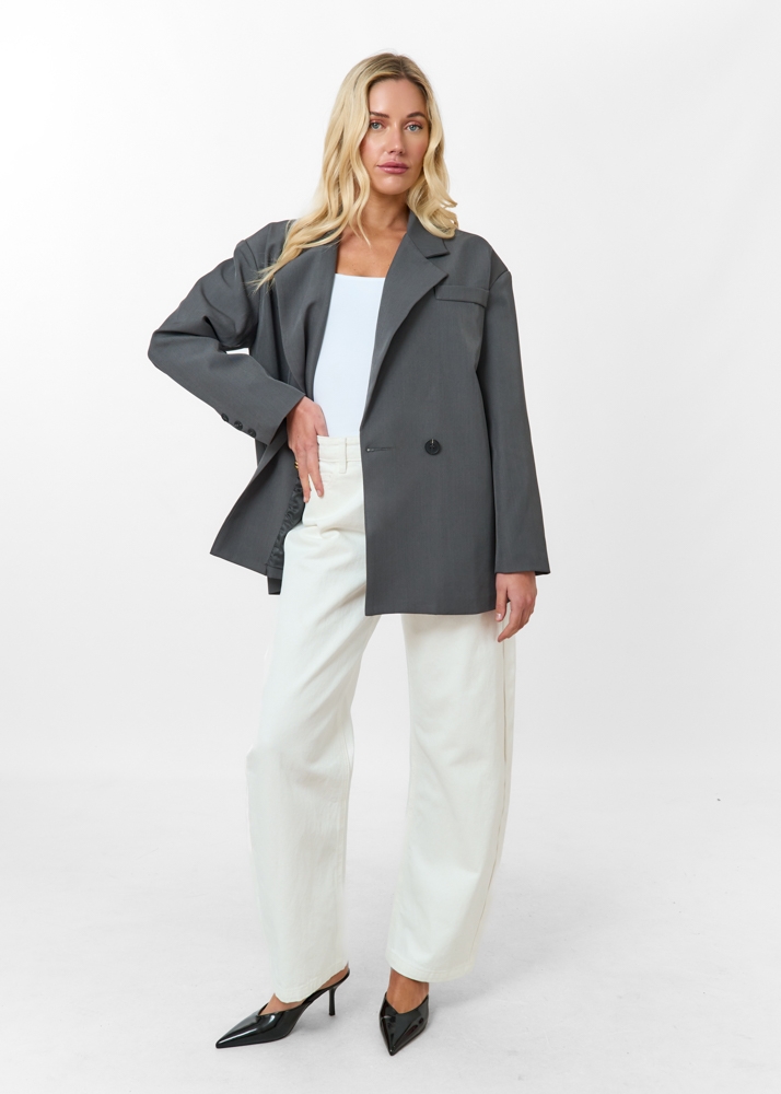 Amy blazer donkergrijs