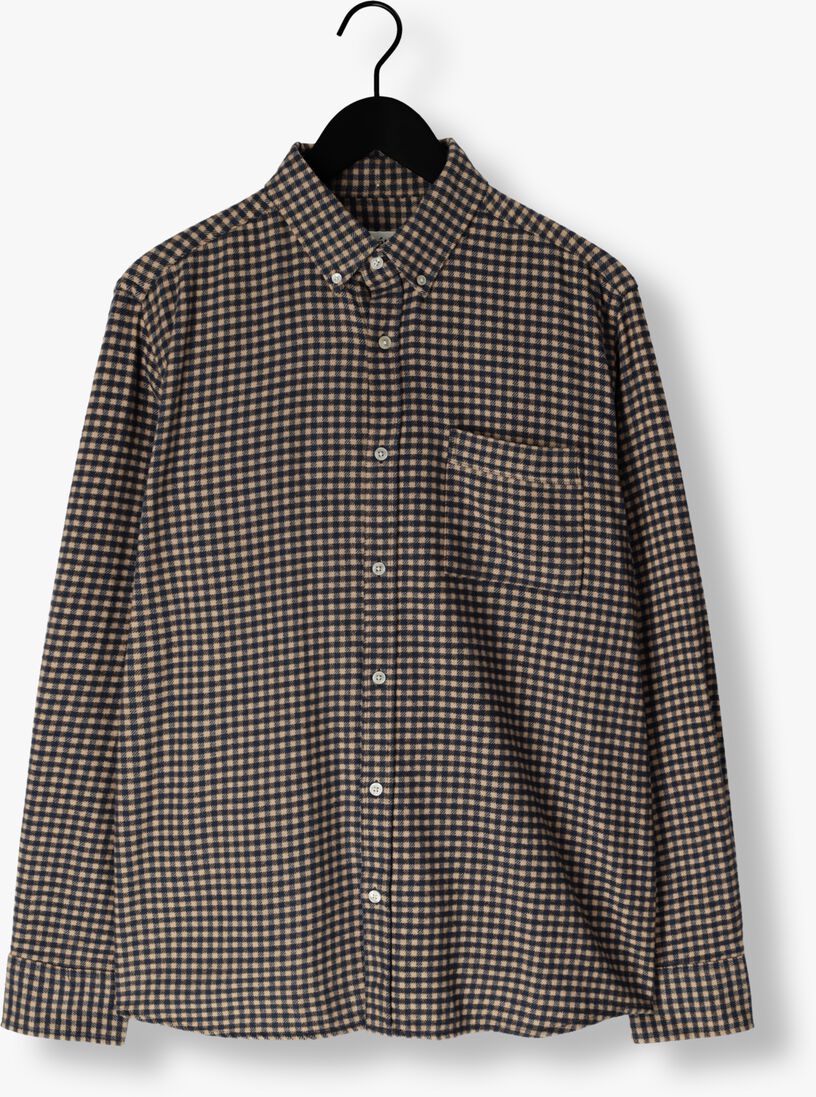 bruine forét casual overhemd creek flannel shirt
