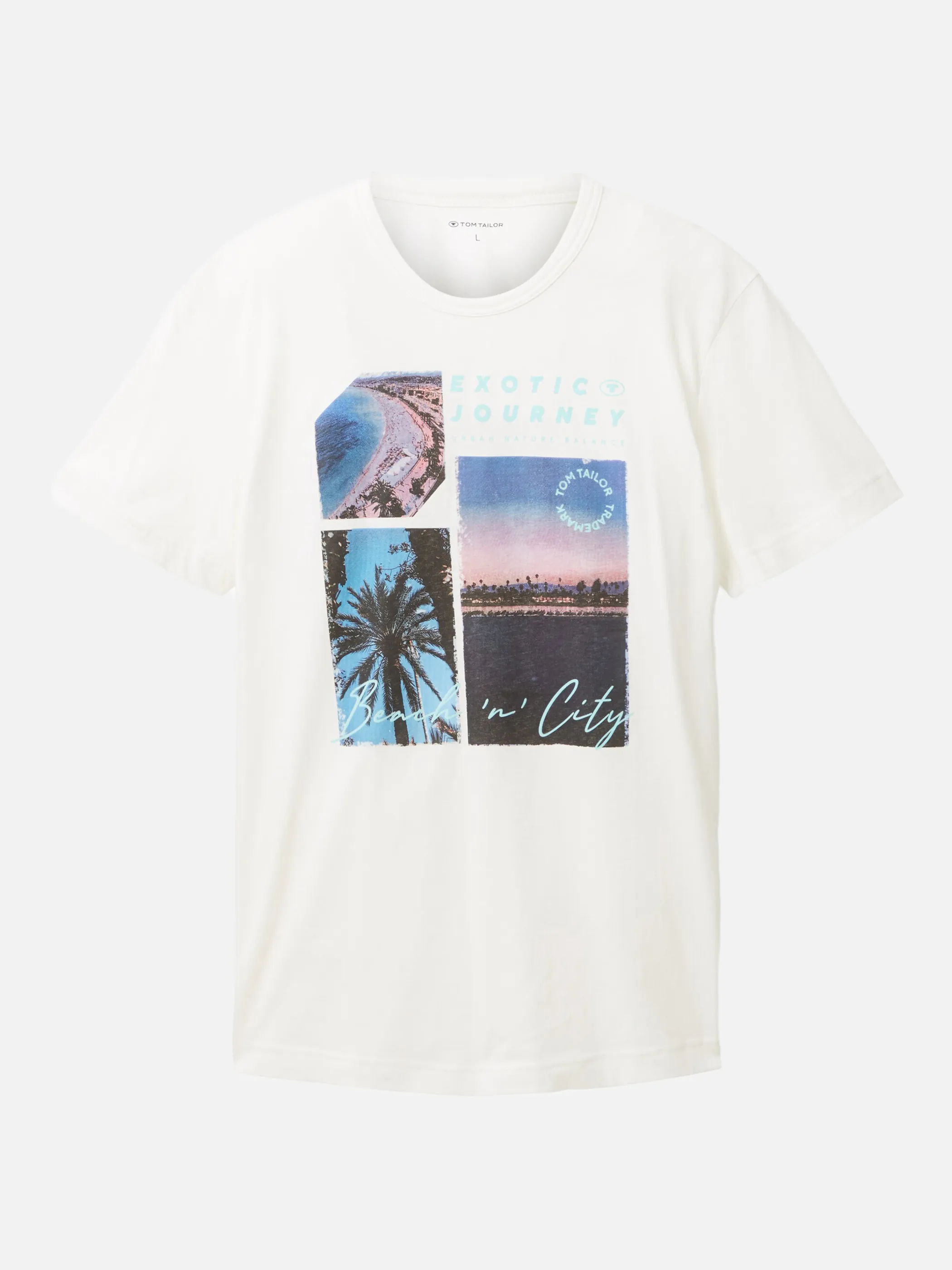 Herren Shirt mit Palmenprint