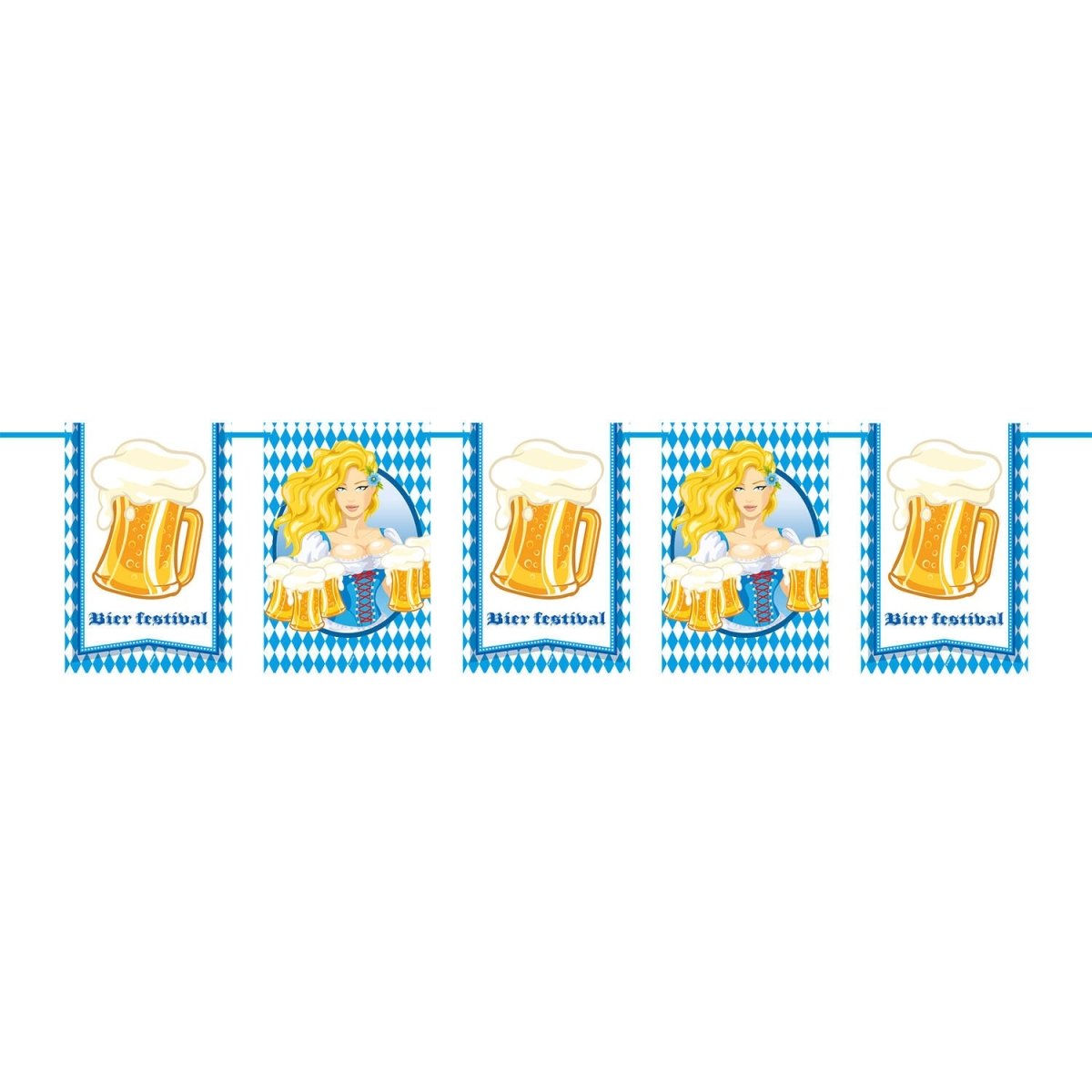 Oktoberfest Slinger Bierpullen 10m