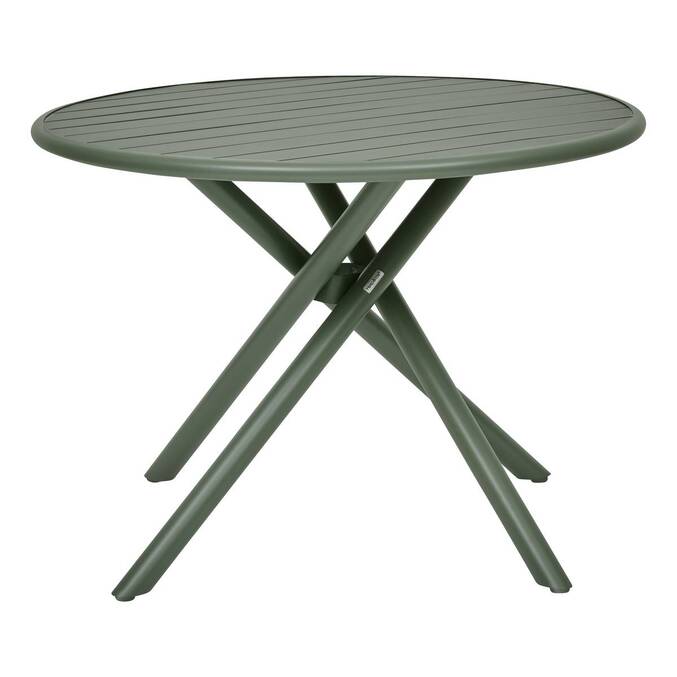 Table de jardin ronde NEBULLIA Vert laurier