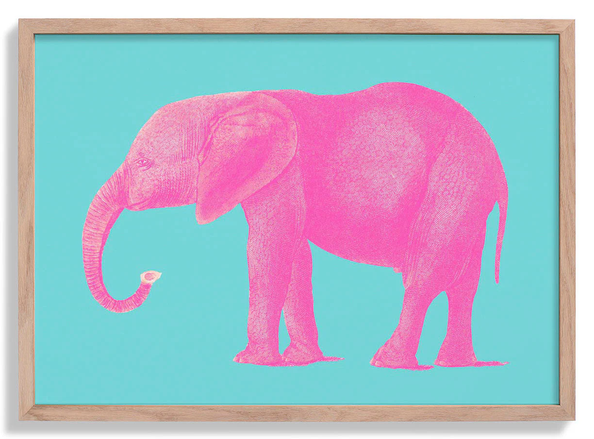 Rosa Elefant Tier