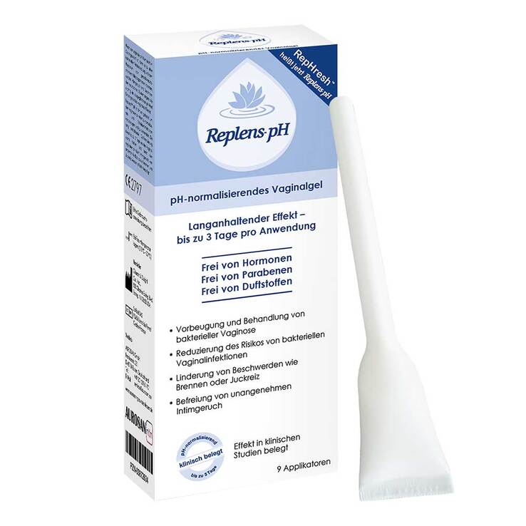 Replens pH Vaginalgel vorgefüllte Applikatoren, 9 St