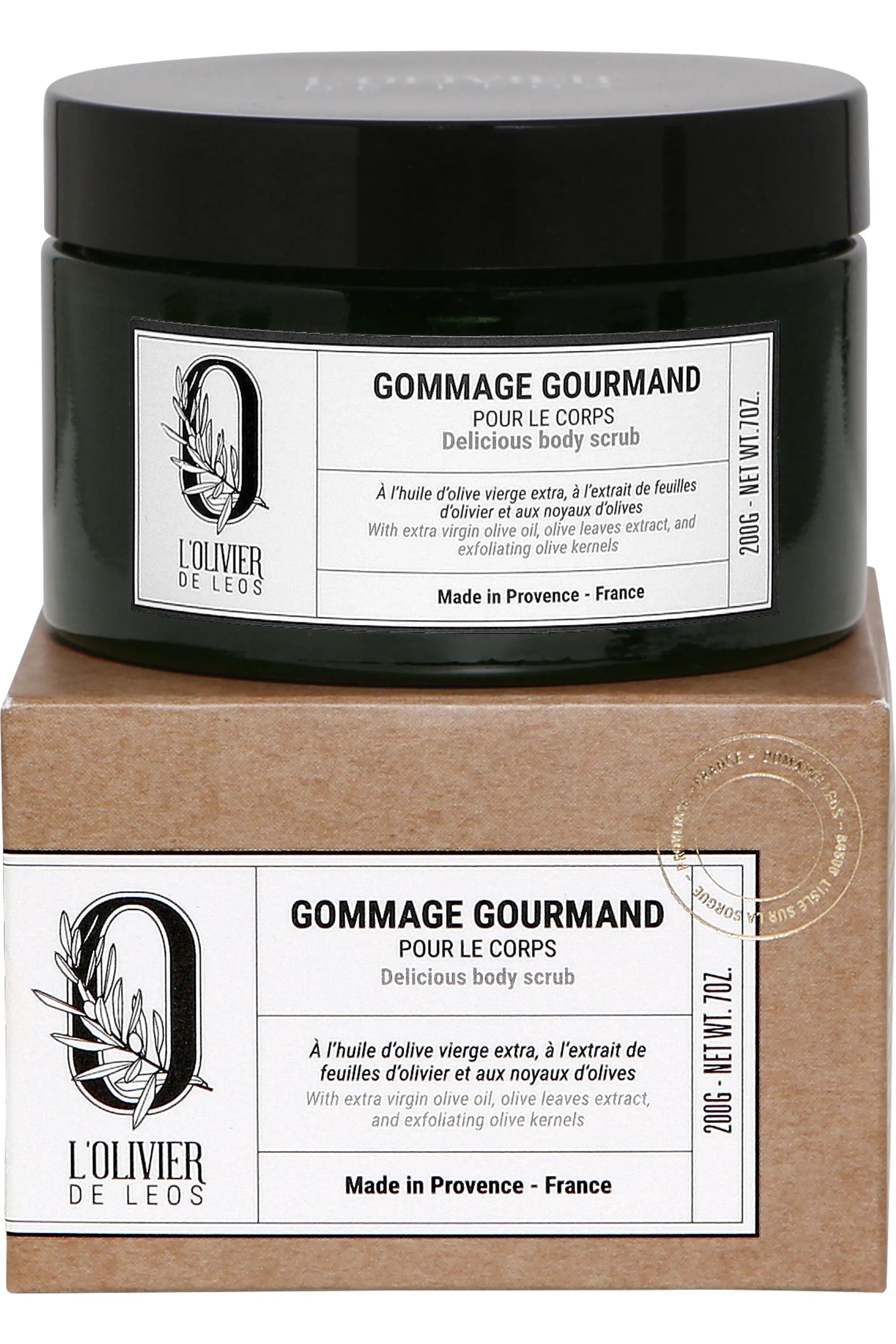 L'OLIVIER DE LEOS Gommage gourmand corps-200 g