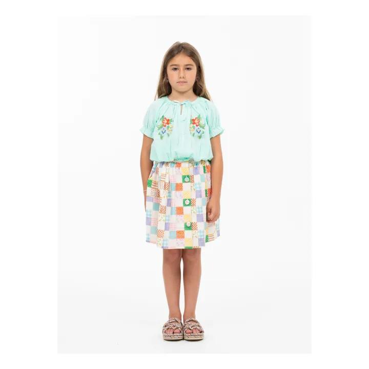 Wander & Wonder Jupe Patchwork | Vert