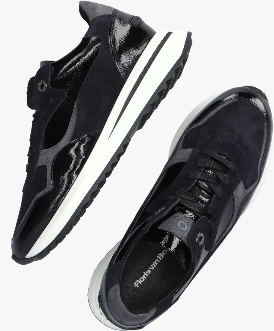 FLORIS VAN BOMMEL zwarte floris van bommel lage sneakers 85351