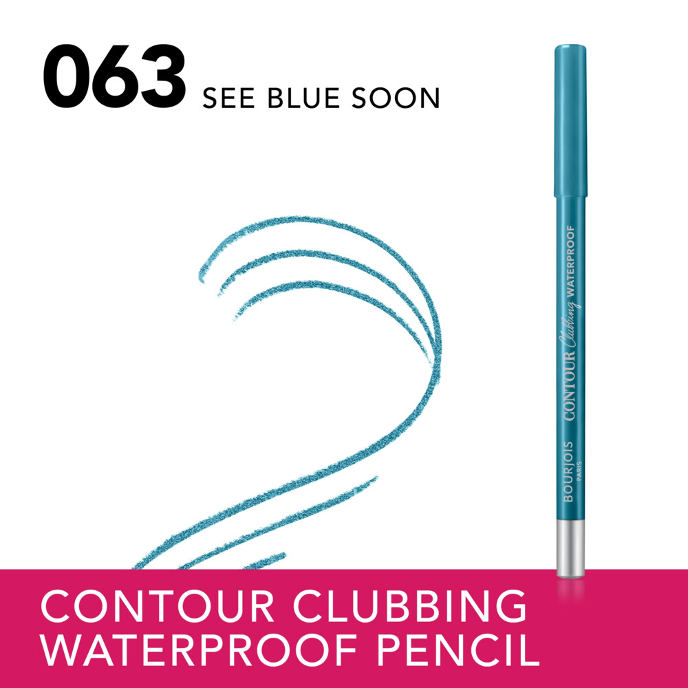 Bourjois Contour Clubbing Waterproof Oogpotlood Sea Blue Soon 631.2 gr
