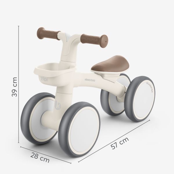 Kikkaboo Loopfiets Ride On Zipi Beige