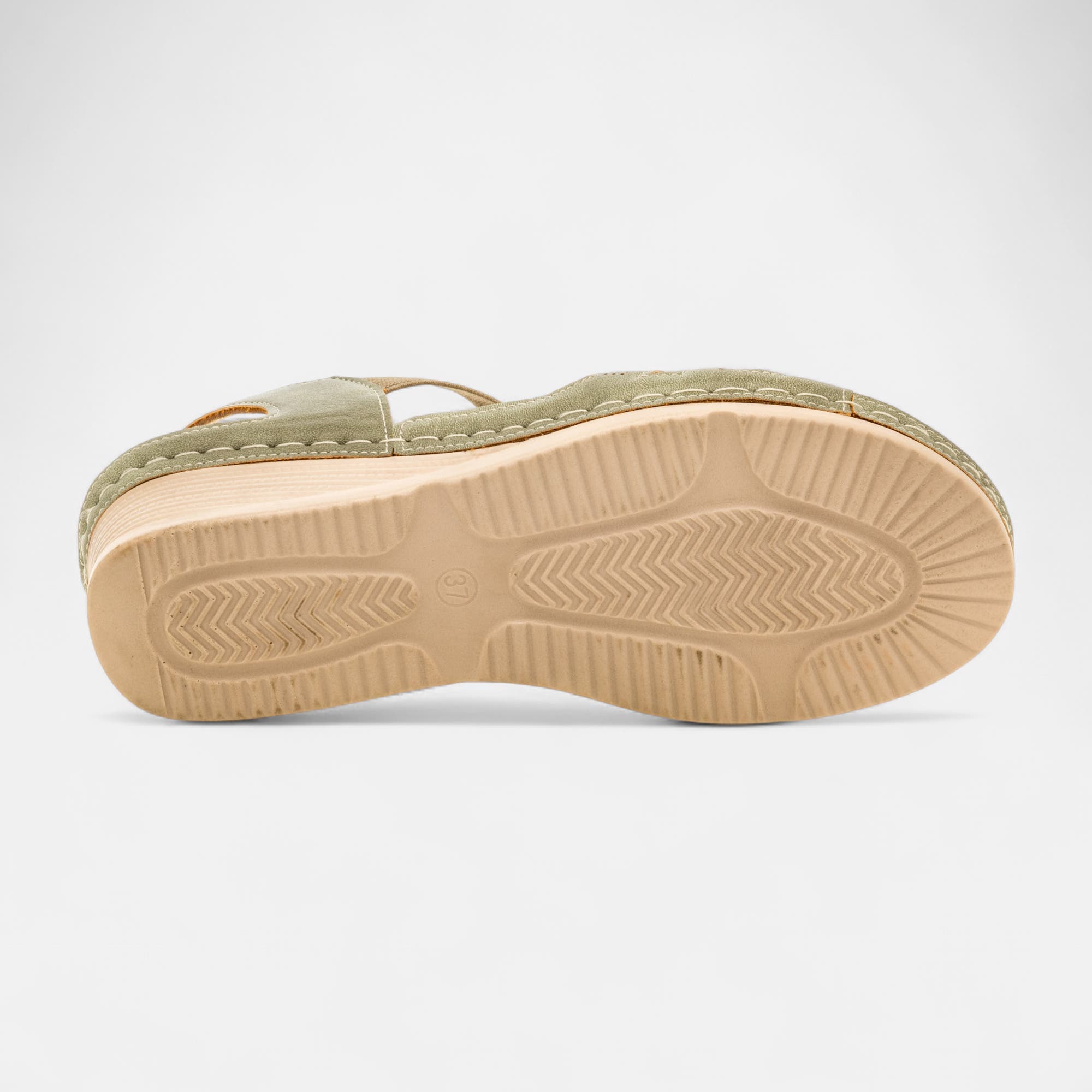 Nu-pieds confort Femme vert clair