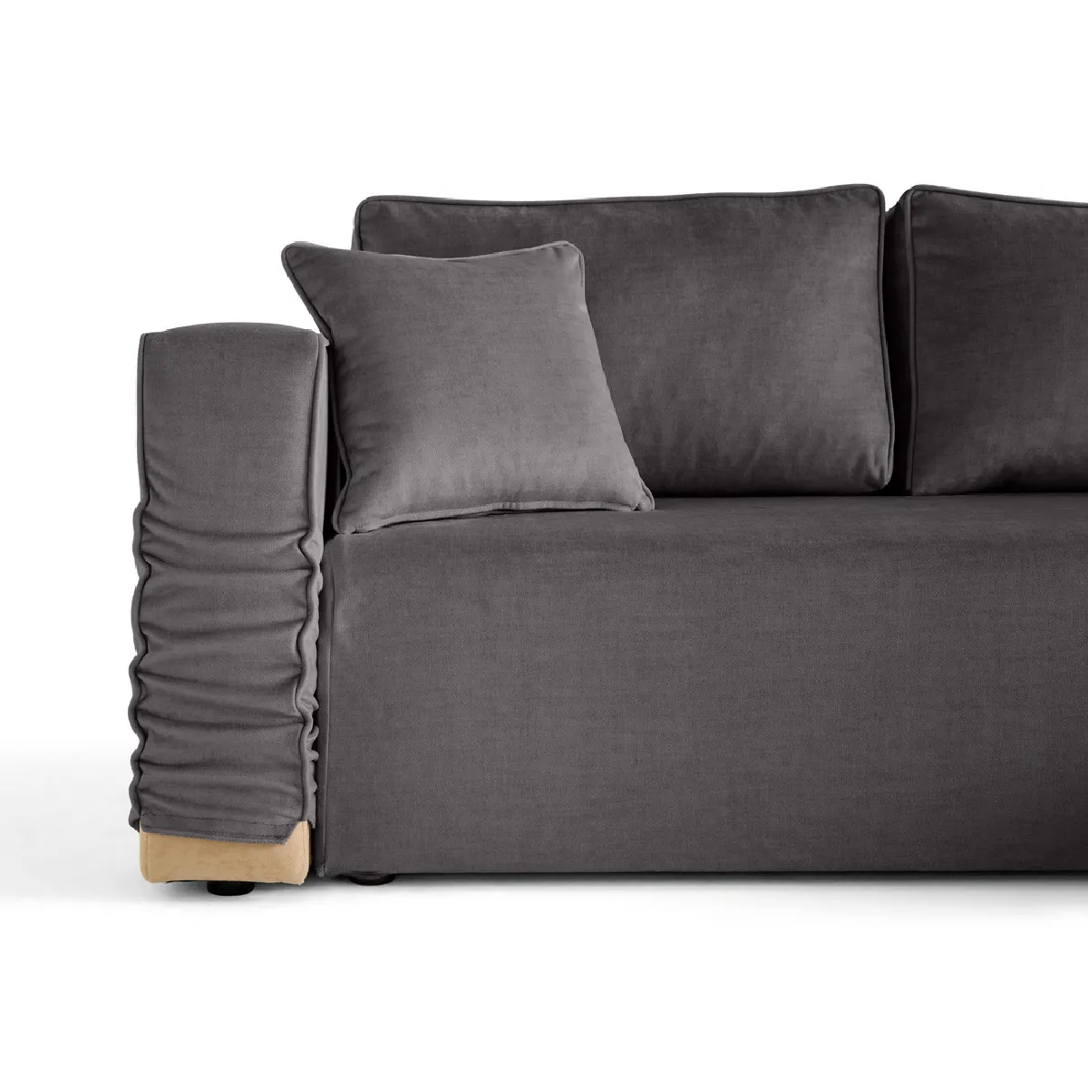 Bestmobilier Housse de canapé Best Mobilier - Topaze Gris