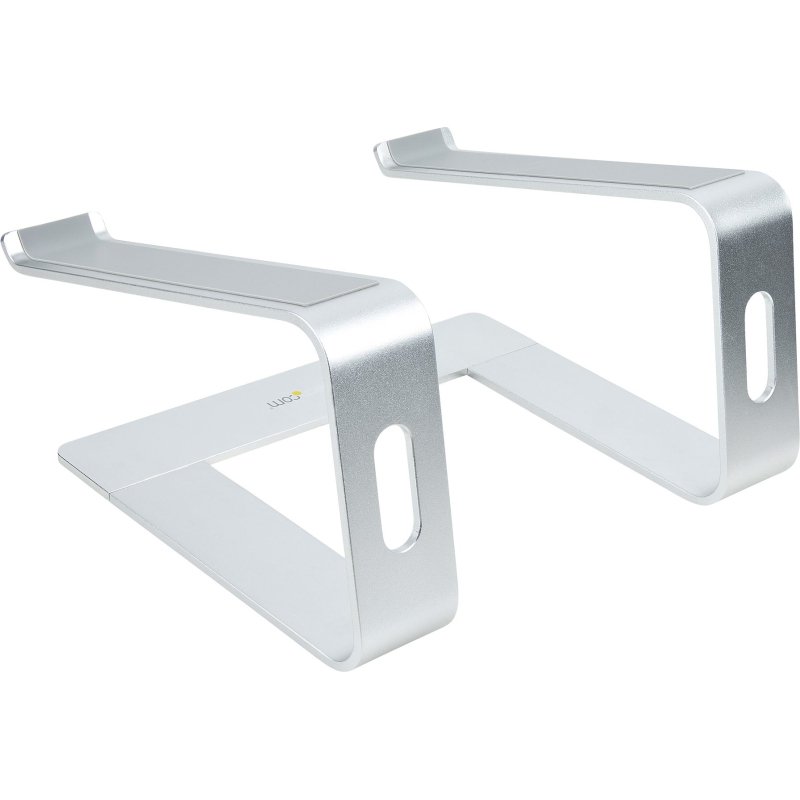 StarTech.com Support Ordinateur Portable (5kg) - Socle Ordinateur Portable en Aluminium, Argenté - Réhausseur PC pour MacBook Air/Pro, Dell XPS, Lenovo - Élévateur/Surélévateur Ergonomique pour Bureau