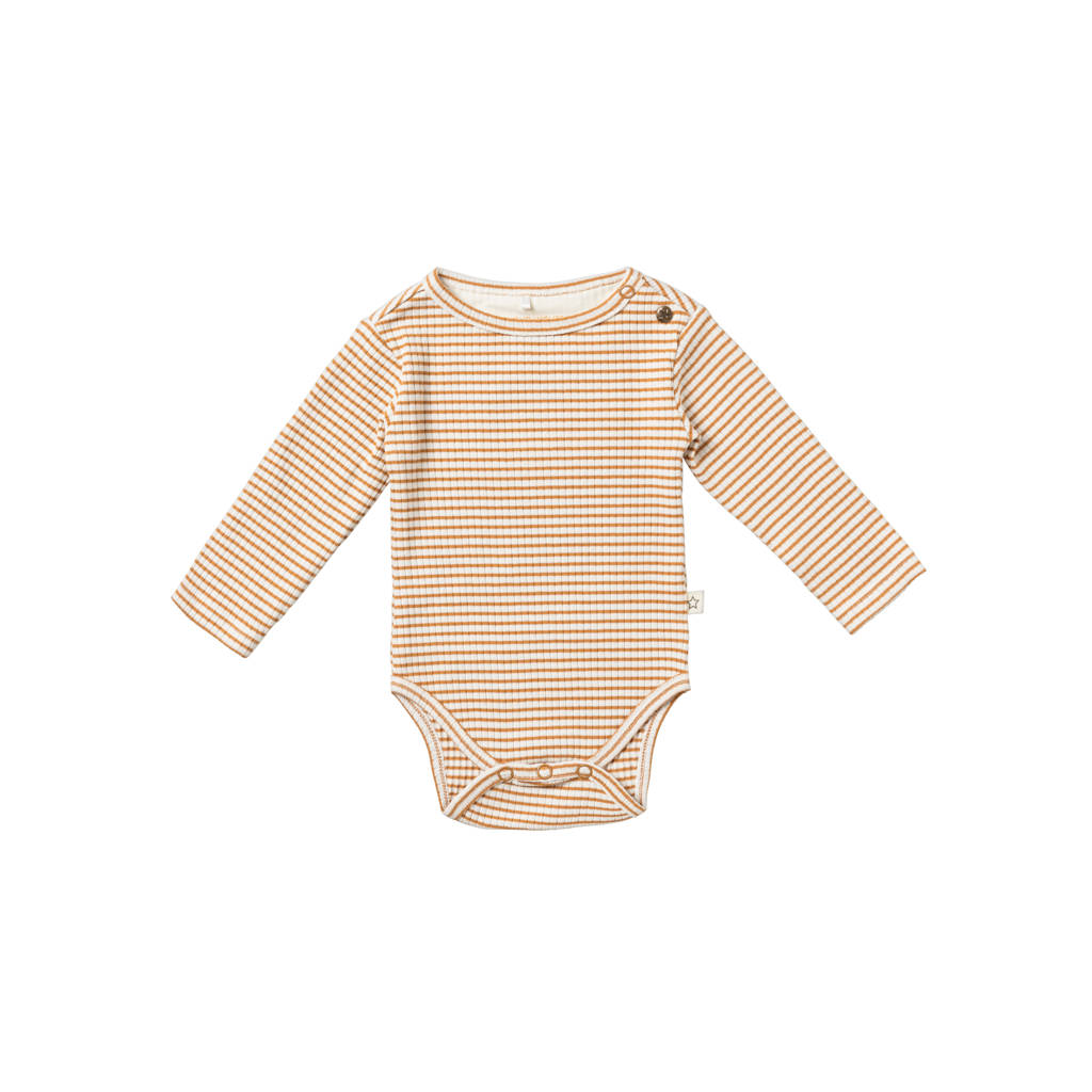 Your Wishes romper Nilan camel/wit