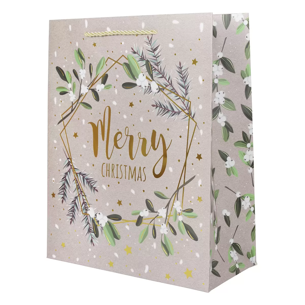 Geschenktüte Medium Modern Christmas Bunt