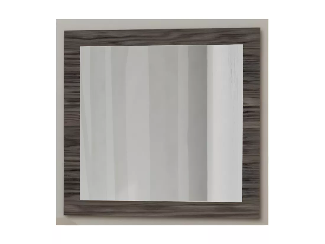 Lot de 3 miroirs 60x60x2 cm - Collection AUGUSTA - Coloris gris Bodega