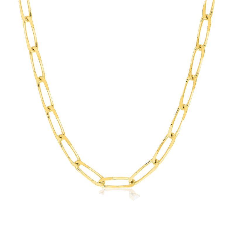 Bracelet Mixte 18 cm  - Cheval - Or 18 Carats - Largeur  3 mm