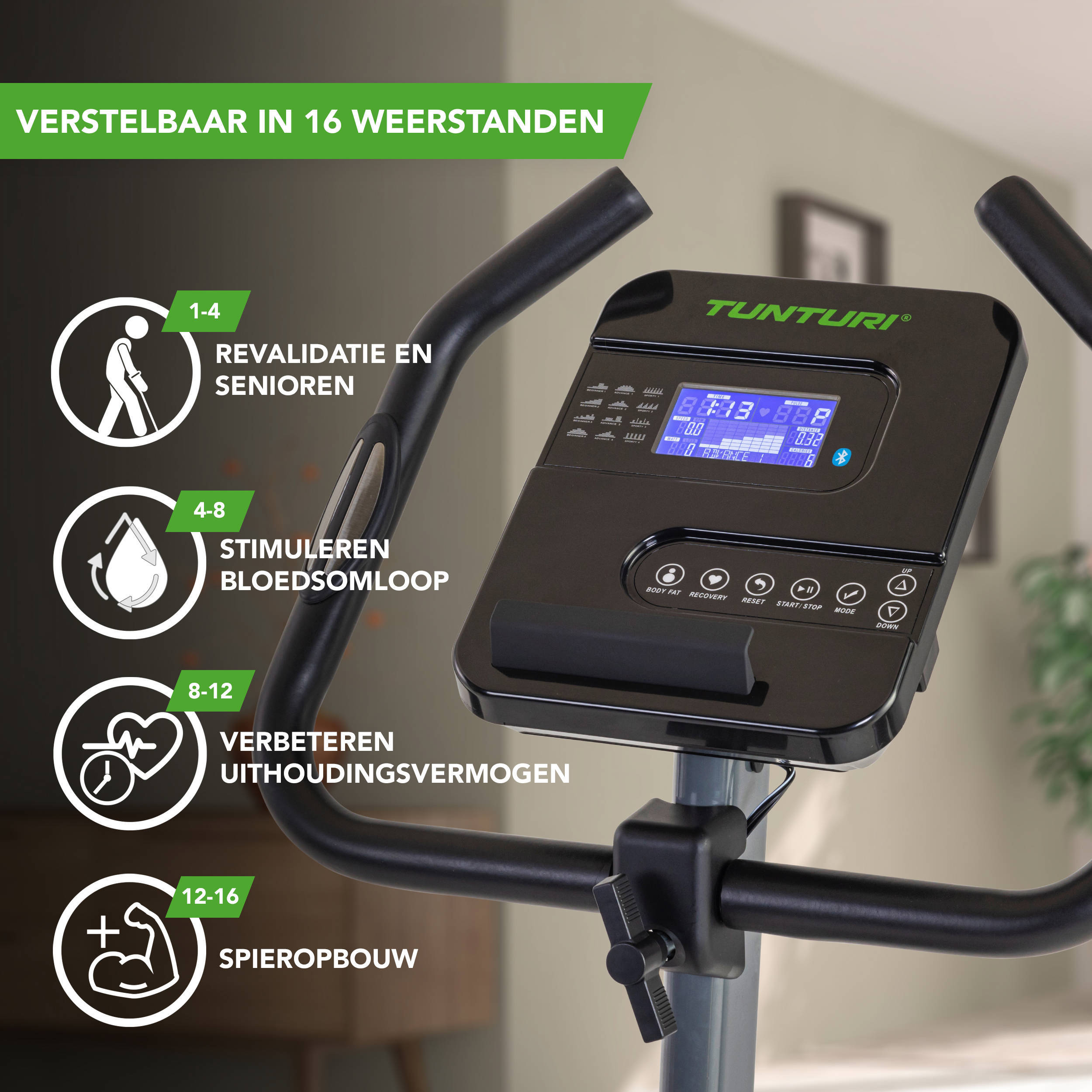 Tunturi hometrainer Cardio Fit E35