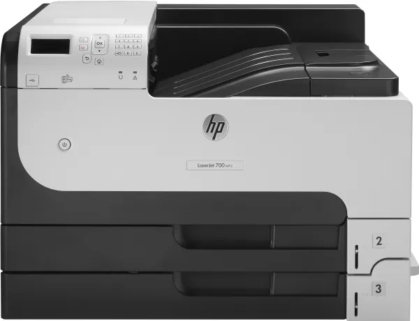 HP LaserJet Enterprise 700 Printer M712dn - Printer - S/H - Duplex - laser - A3/Ledger - 1200 dpi - op til 41 spm - kapacitet: 600 ark - USB, Gigabit LAN, USB vært