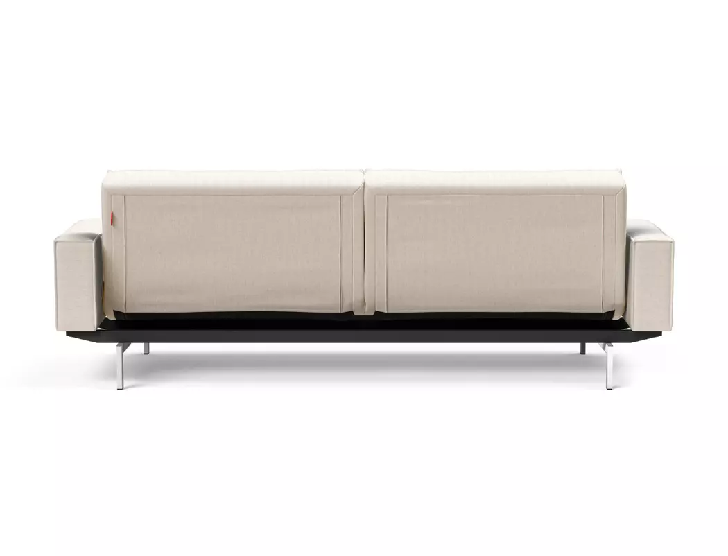 Schlafsofa mit Armlehnen Splitback Chrom