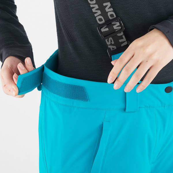Pantalon de ski SALOMON BRILLIANT PANT W ENAMEL BLUE