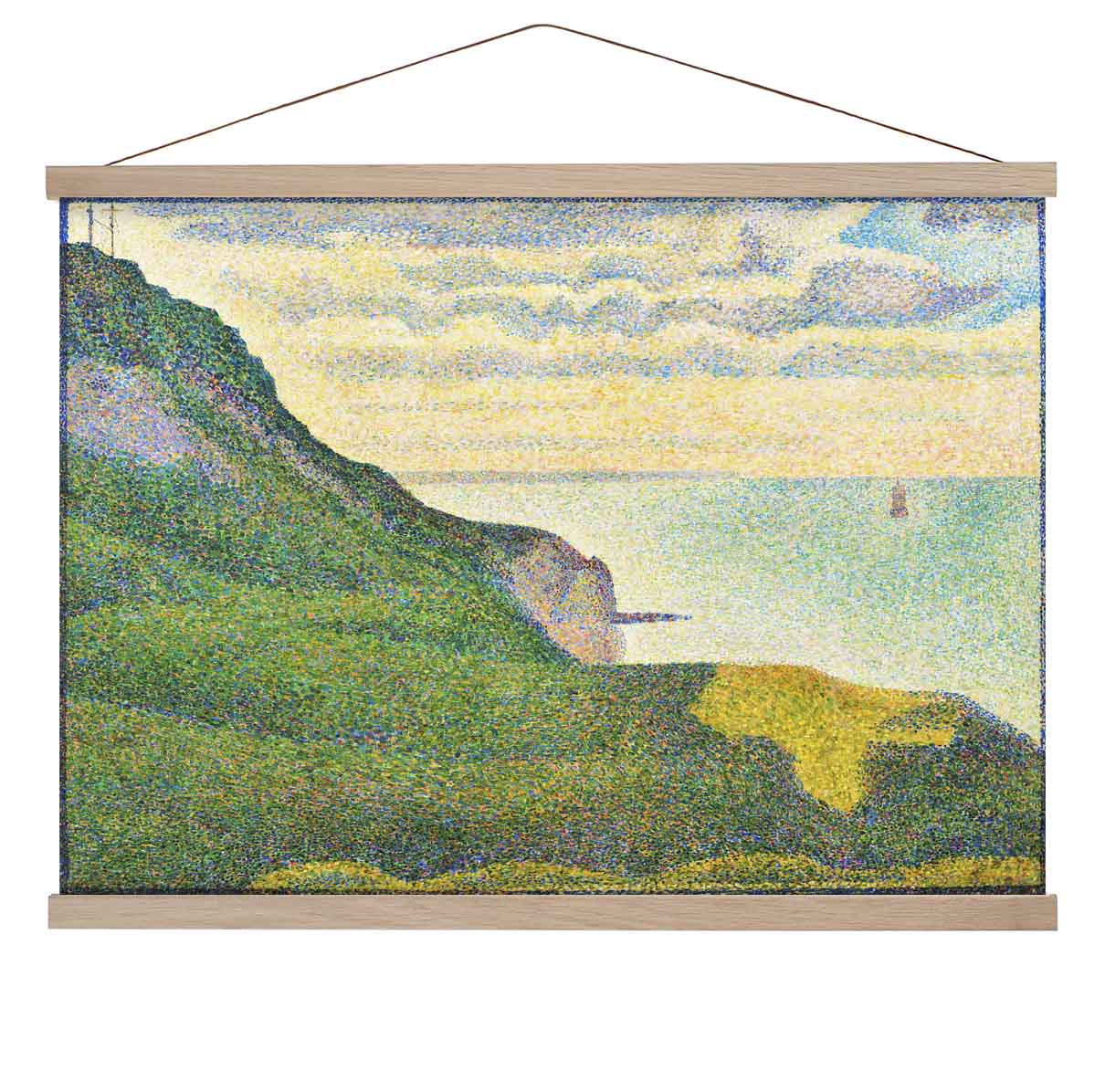 Seelandschaft in Port-en-Bessin, Normandie von Georges Seurat