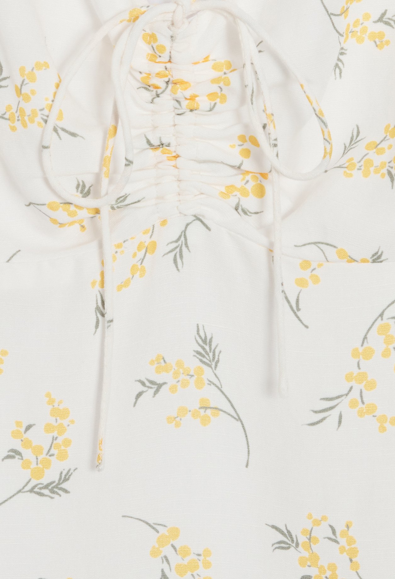 Robe courte evasee mimosa