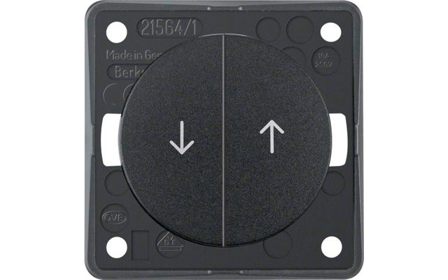Berker Integro Jalousie-Serientaster mit Aufdruck Symbol Pfeile