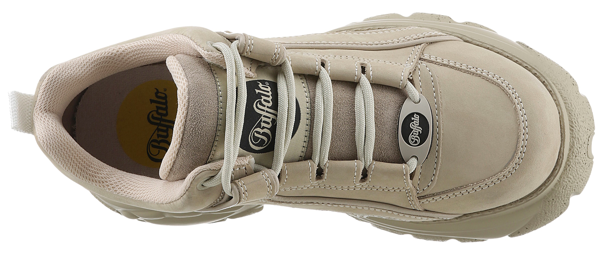 Buffalo Plateausneaker  mit kräftiger Sohle, Freizeitschuh, Halbschuh, Schnürschuh