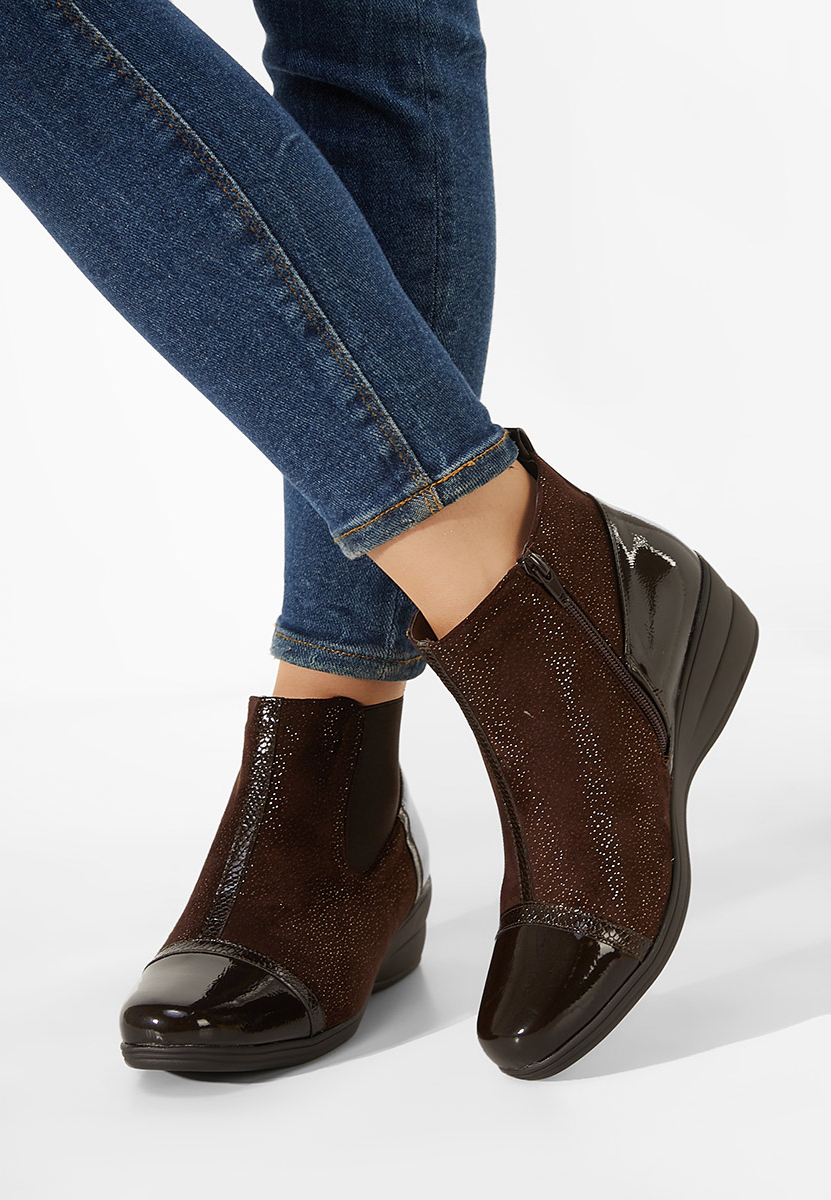 Bottines femme brunes Aversa