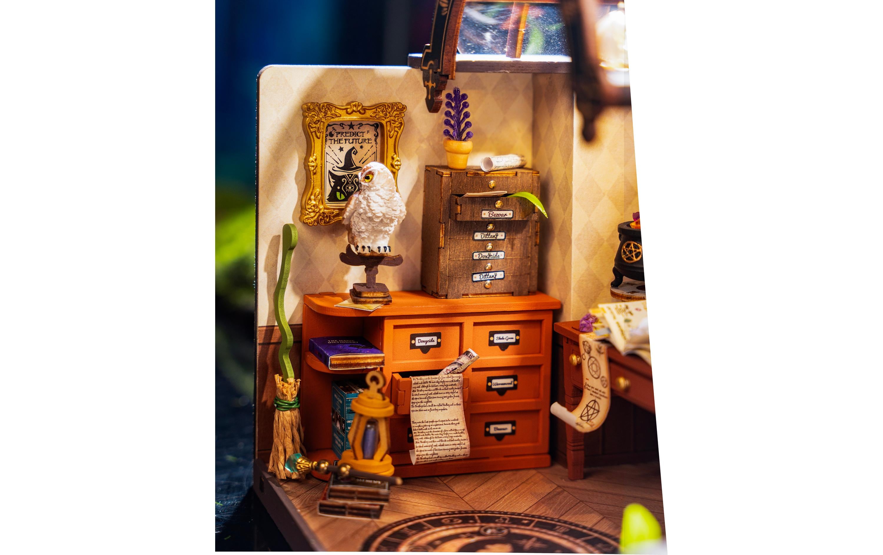 Bausatz The Magic Study 267-teilig3D-Puzzle aus lasergeschnittenen Holzteilen