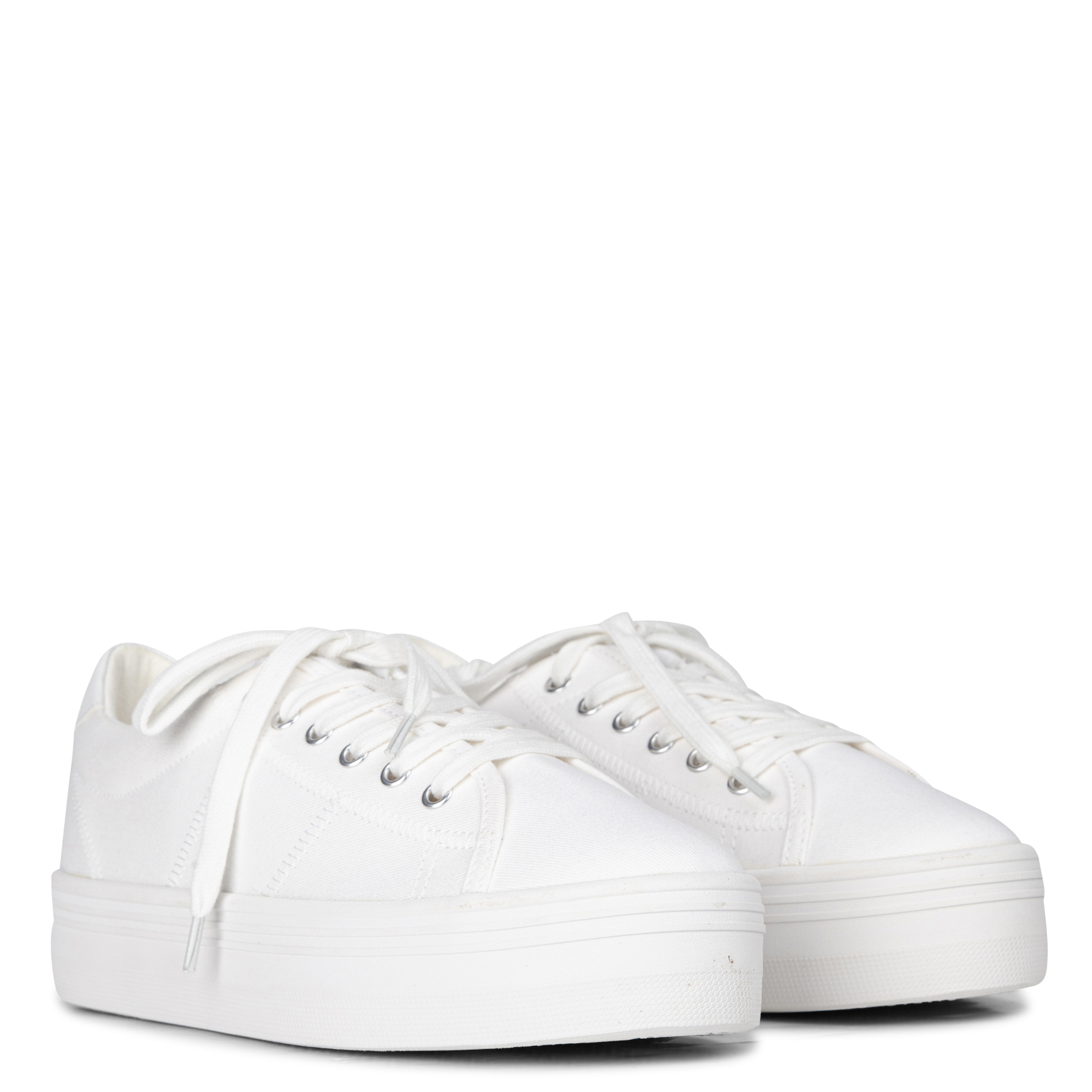 PLATO - Baskets basses à plateforme | Blanc