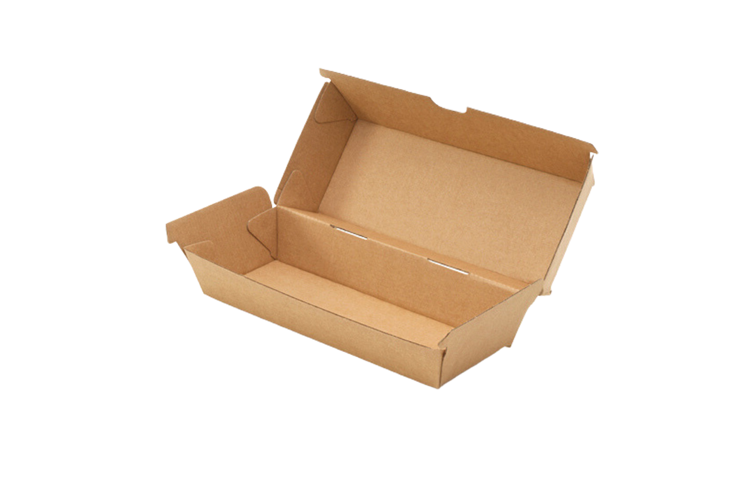 Hotdog box 18x7x7cm kraft