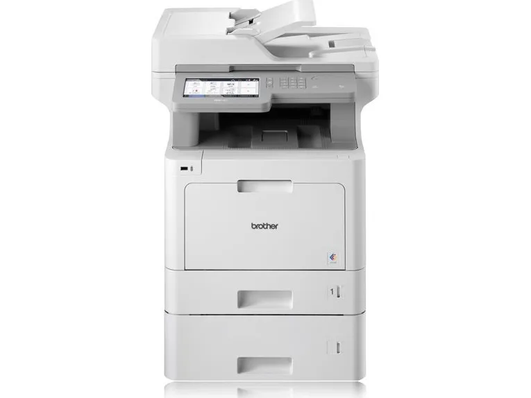 Brother MFC-L9570CDWT - Multifunktionsprinter - farve - laser - 215.9 x 355.6 mm (original) - A4/Legal (medie) - op til 31 spm (kopiering) - op til 31 spm (udskriver) - 800 ark - 33.6 Kbps - USB 2.0, Gigabit LAN, Wi-Fi(n), USB vært, NFC