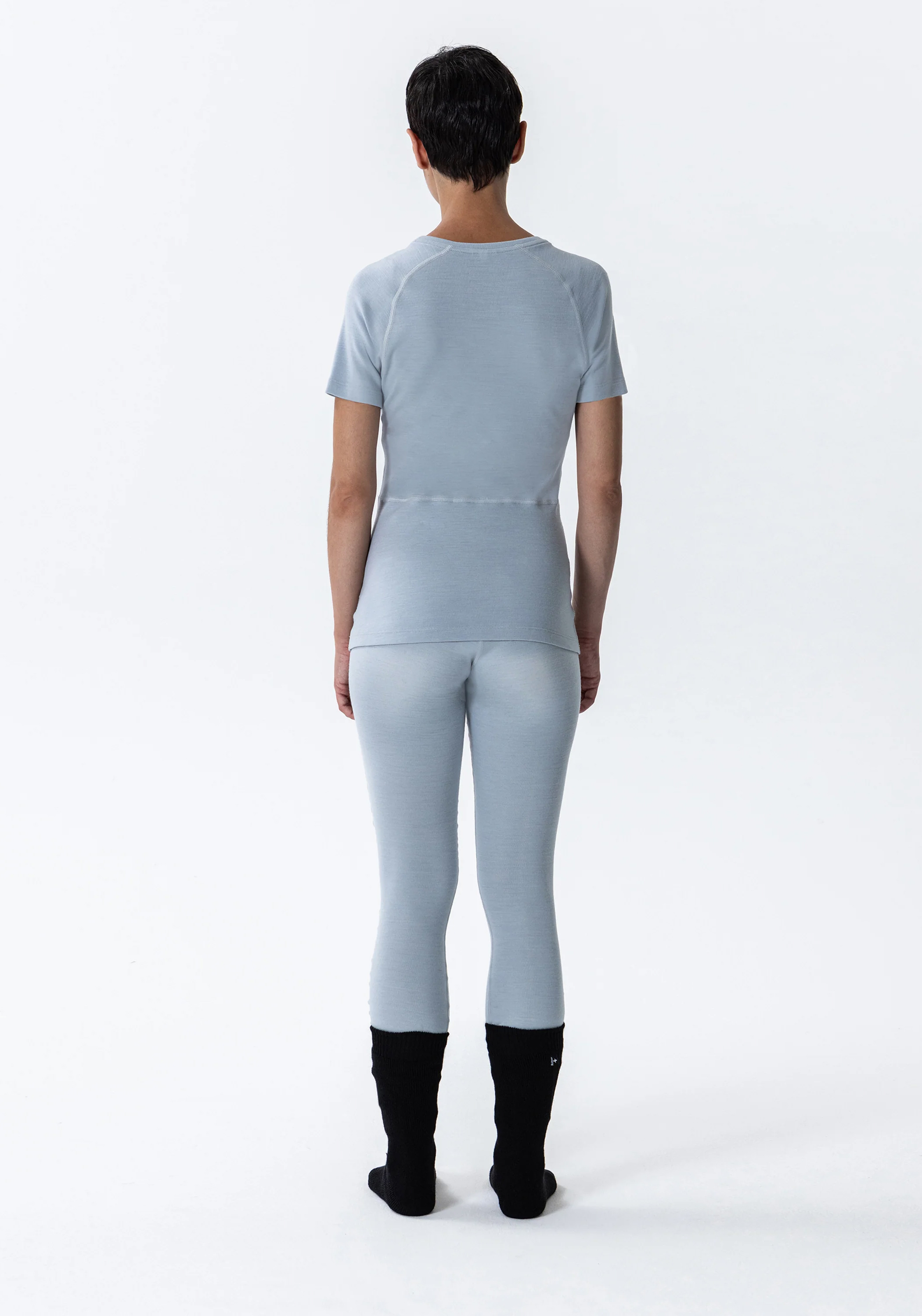 Rotauf Damen-Leggings Eco Merino 200 Pants Sky