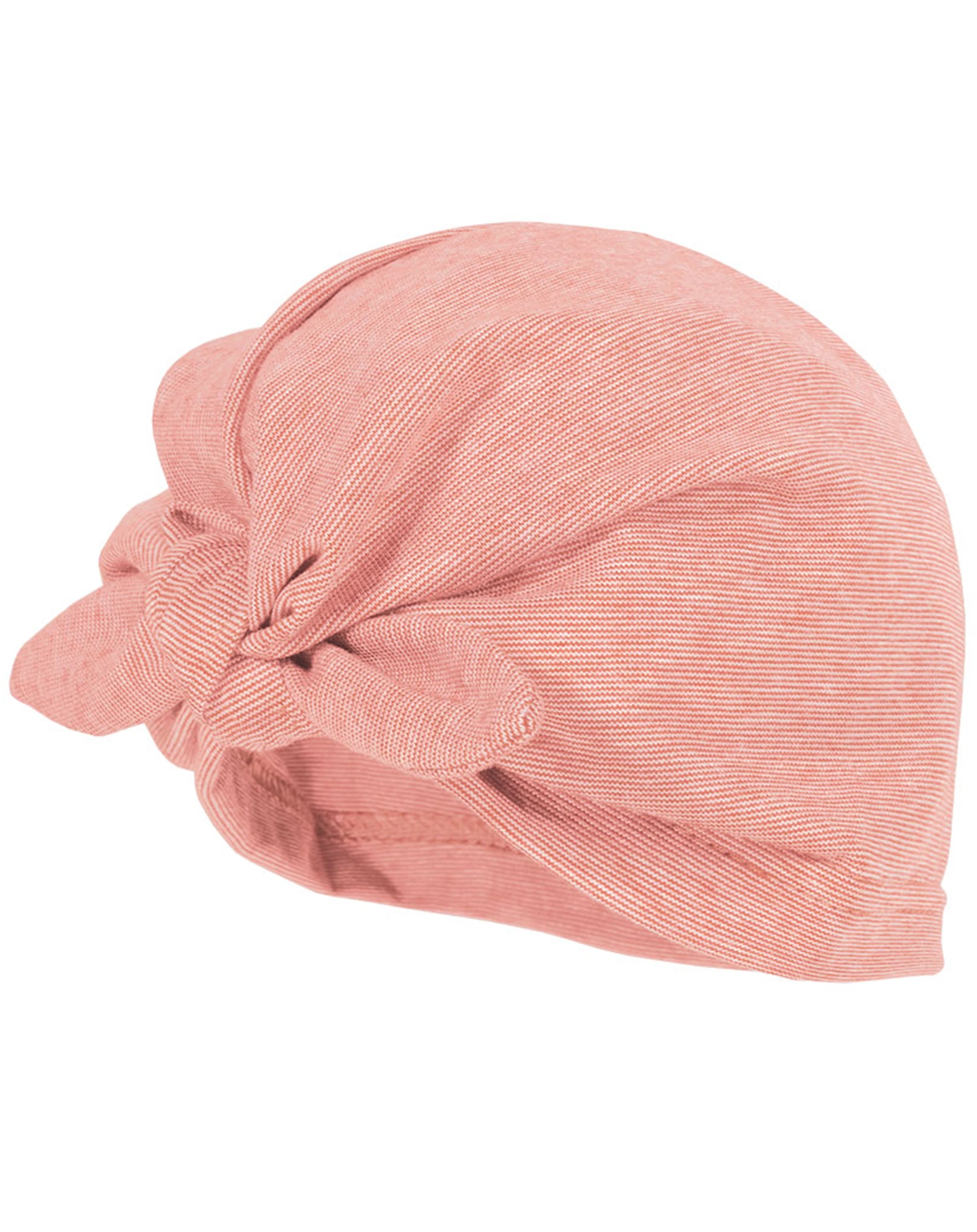 Baby-Turbanmütze SCHLEIFE in garnele