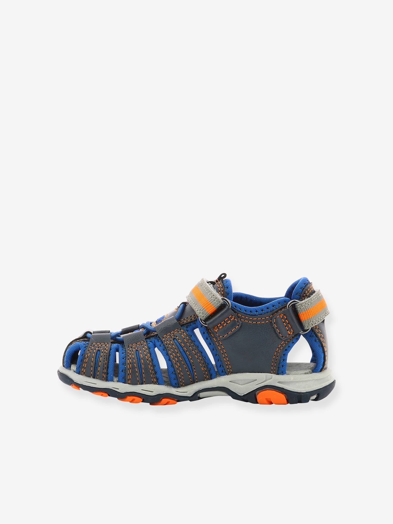 Sandálias infantis KICKERS® Kawa azul-marinho para todos os terrenos