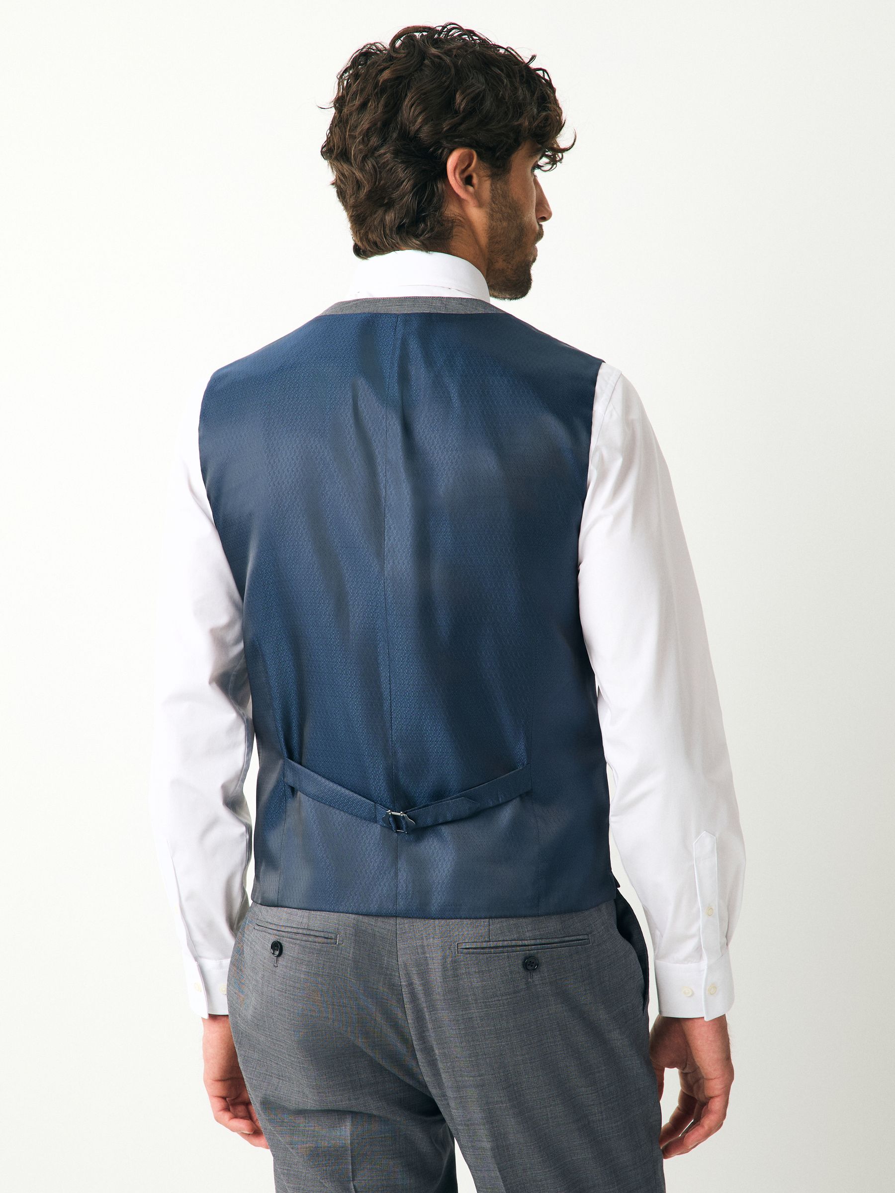 Grijs - Signature Cerutti !00% Italian Wool Suit Waistcoat