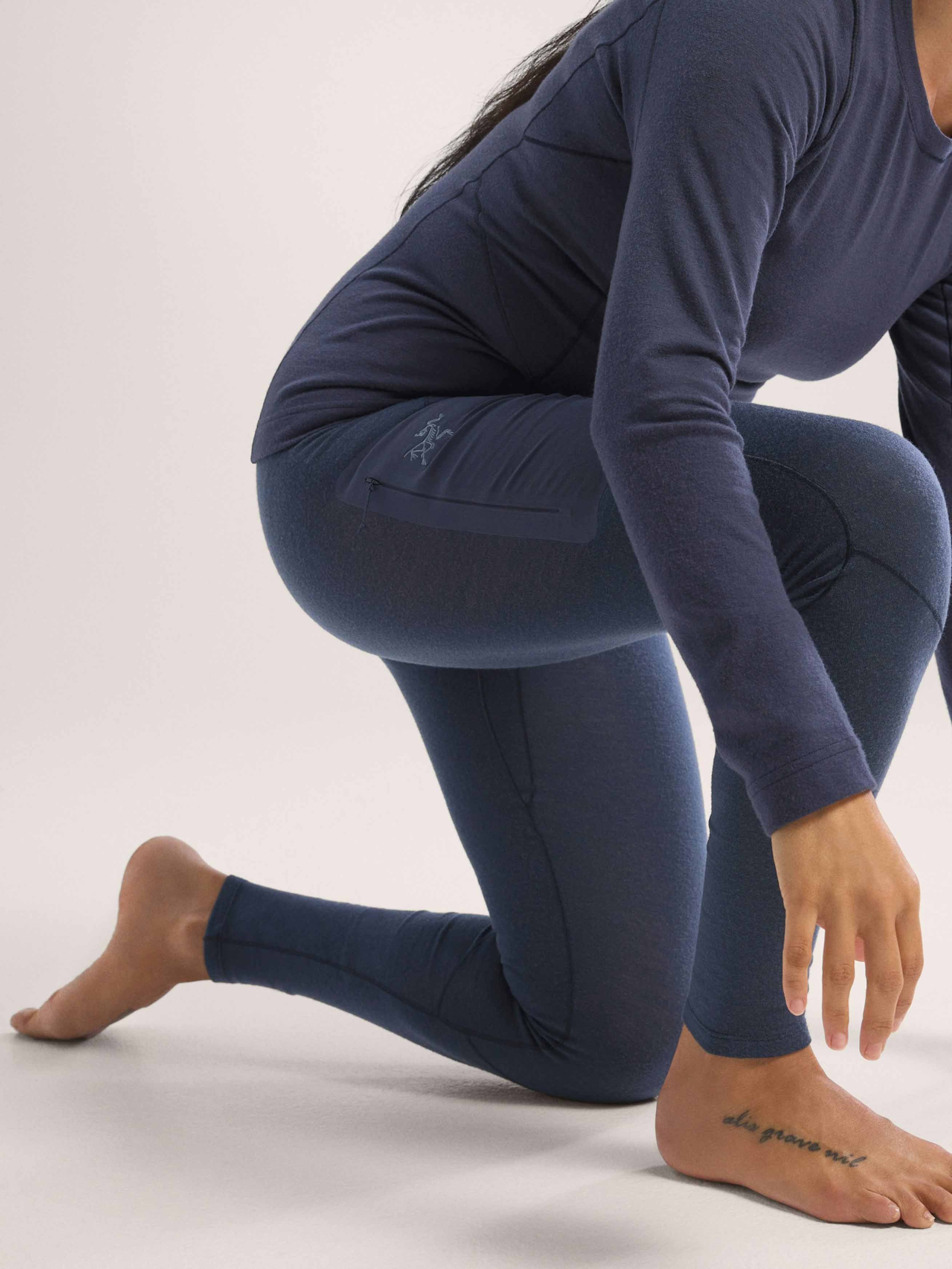 Satoro Merino Wool Bottom Dame Black Sapphire