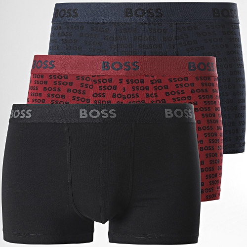 Lot De 3 Boxers 50499778 Noir Rouge